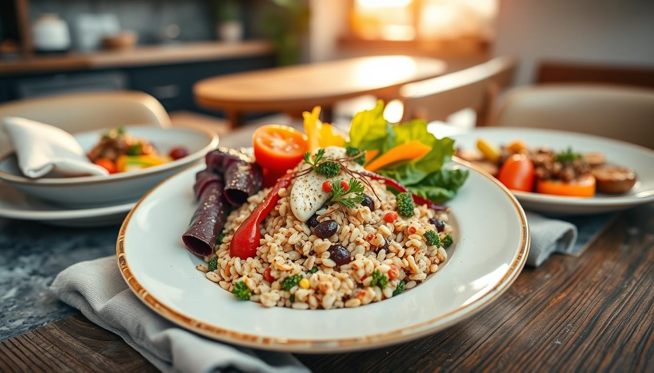 Fresh ingredients for healthy home cooking