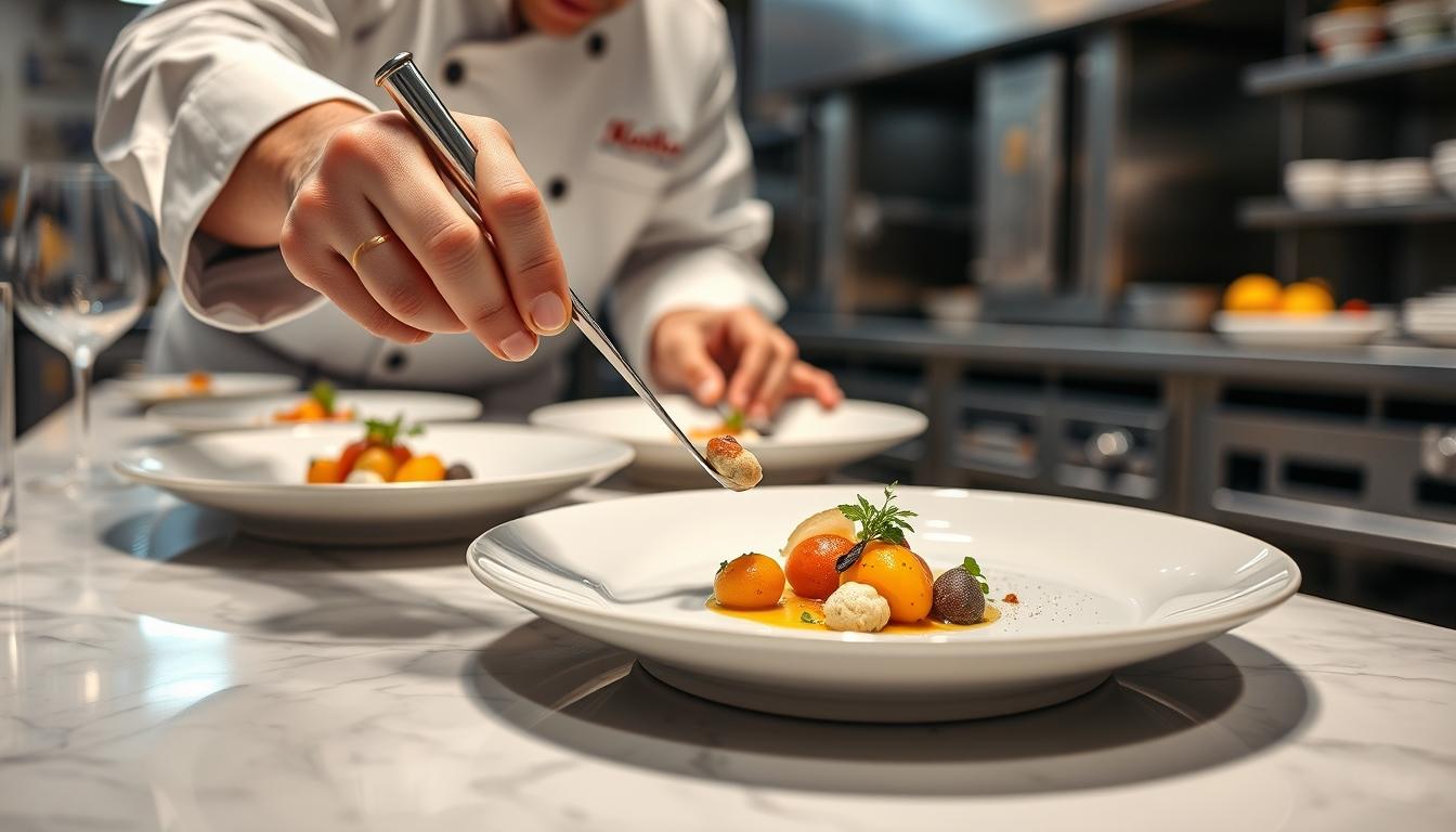 Balanced healthy meal prepared in a home kitchen